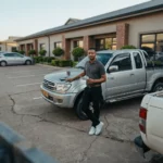 Business owner using a car-backed loan in South Africa to secure short-term business funding