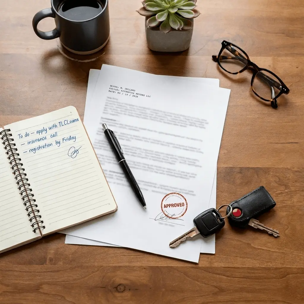 Documents required for a loan against your car in South Africa including ID, driver's licence, and vehicle registration